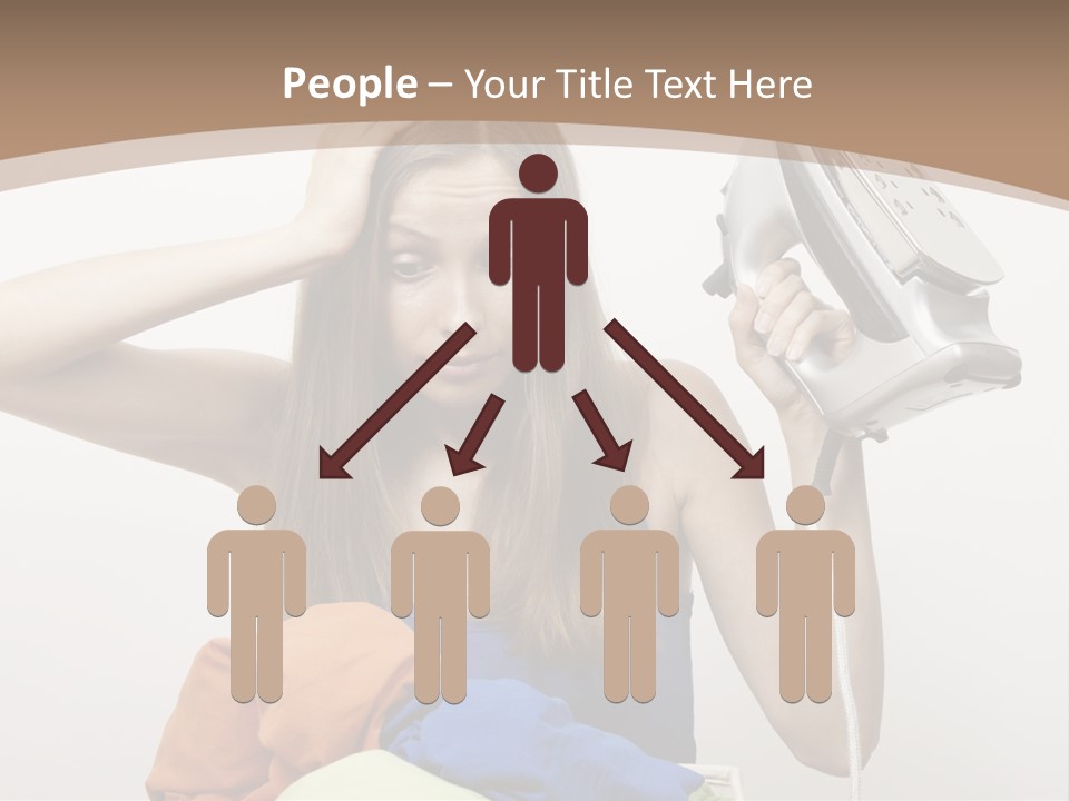 Maid Human Clothing PowerPoint Template