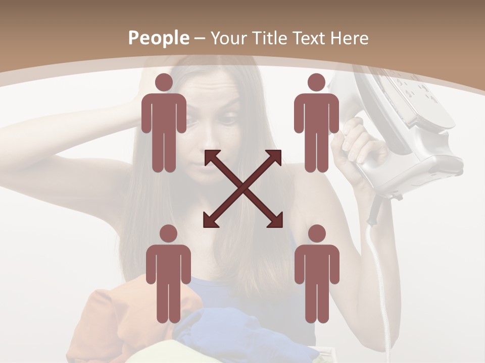 Maid Human Clothing PowerPoint Template