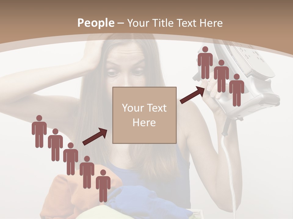 Maid Human Clothing PowerPoint Template