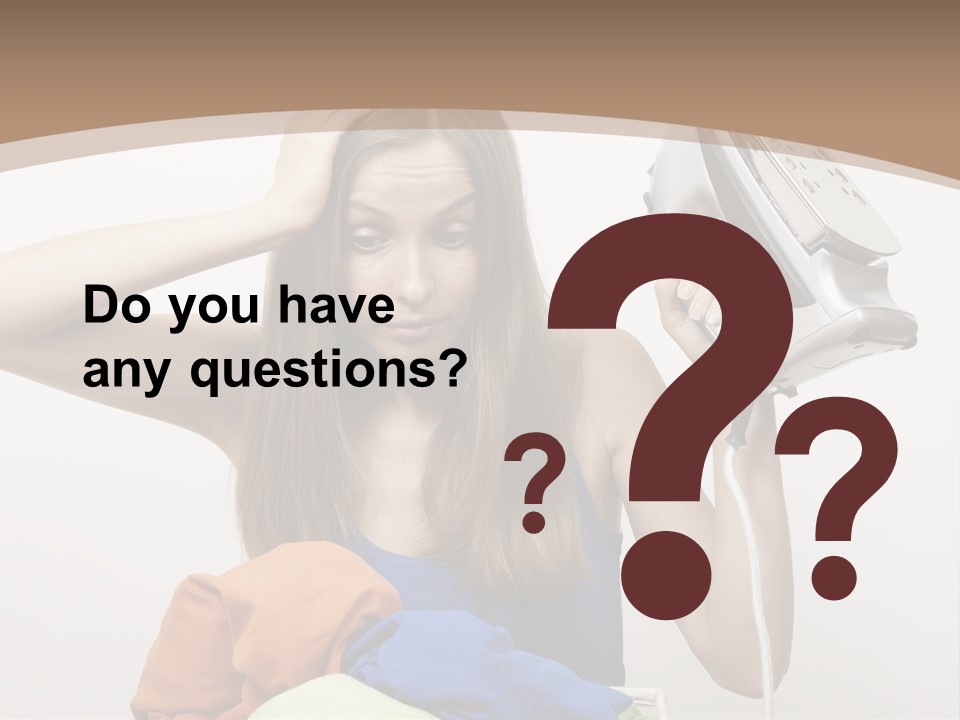 Maid Human Clothing PowerPoint Template