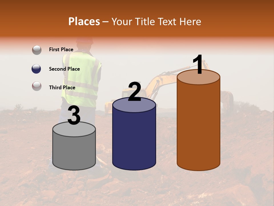 Digger Rock Ditch PowerPoint Template