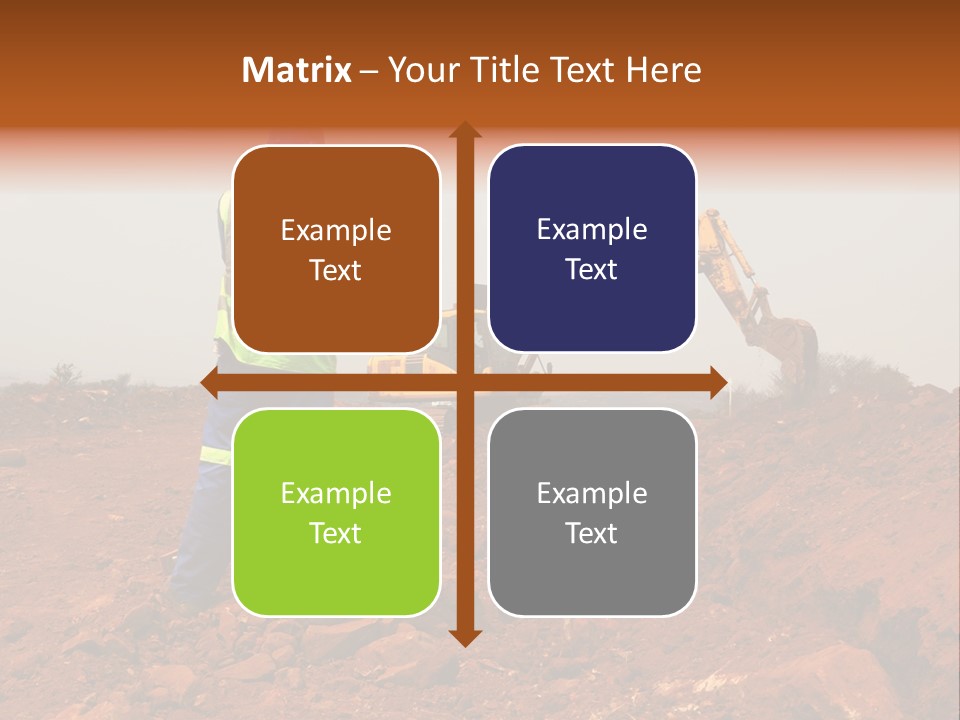 Digger Rock Ditch PowerPoint Template