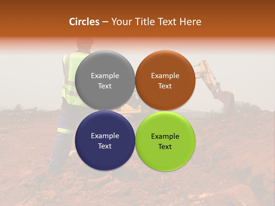Digger Rock Ditch PowerPoint Template