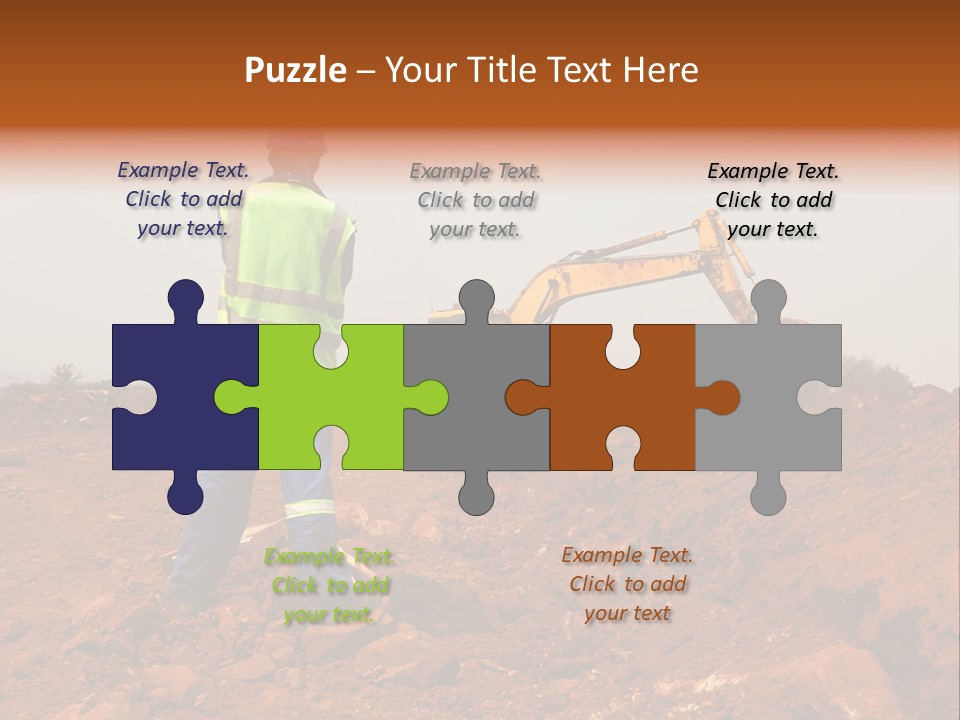 Digger Rock Ditch PowerPoint Template