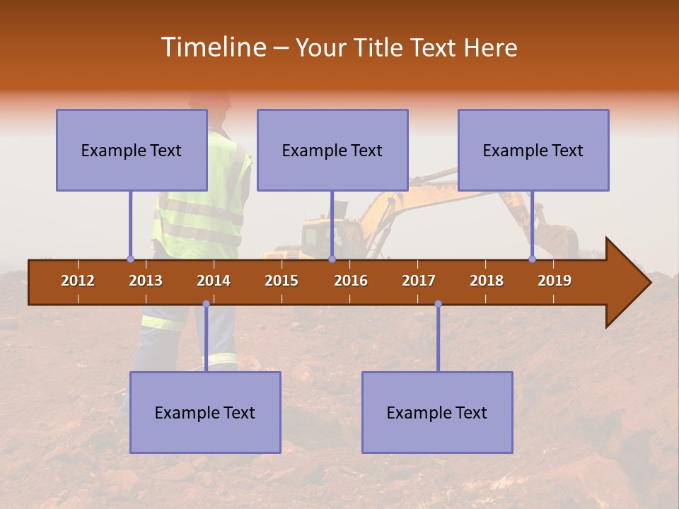 Digger Rock Ditch PowerPoint Template
