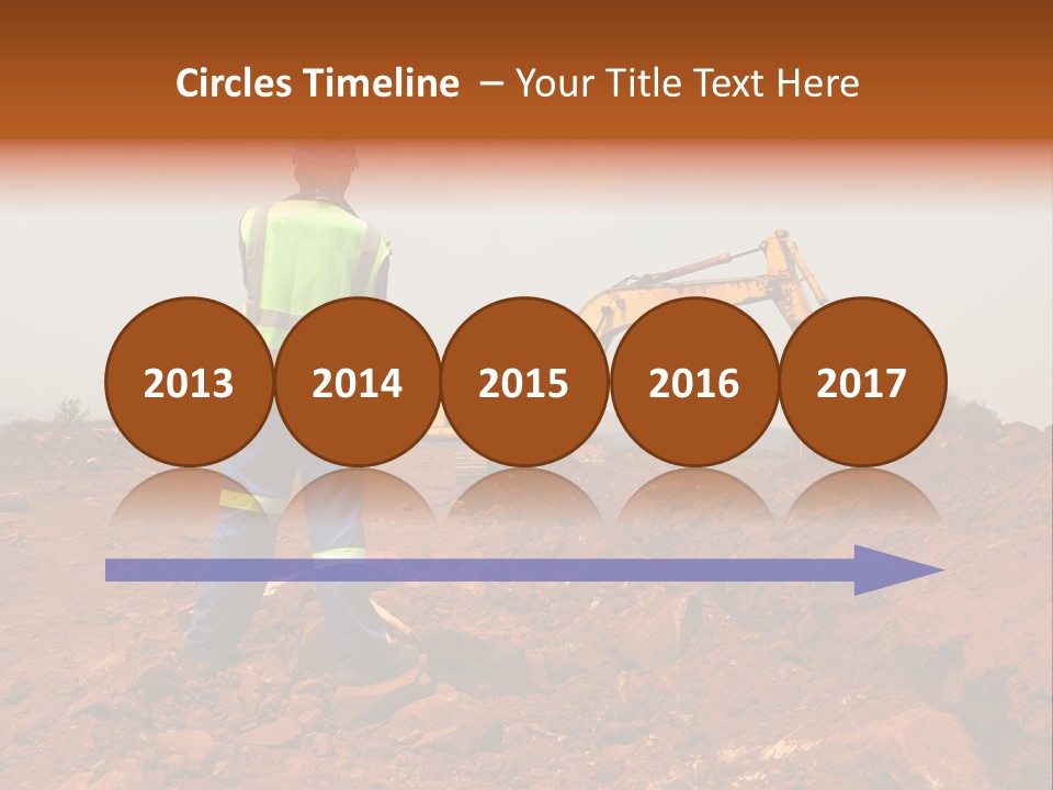 Digger Rock Ditch PowerPoint Template