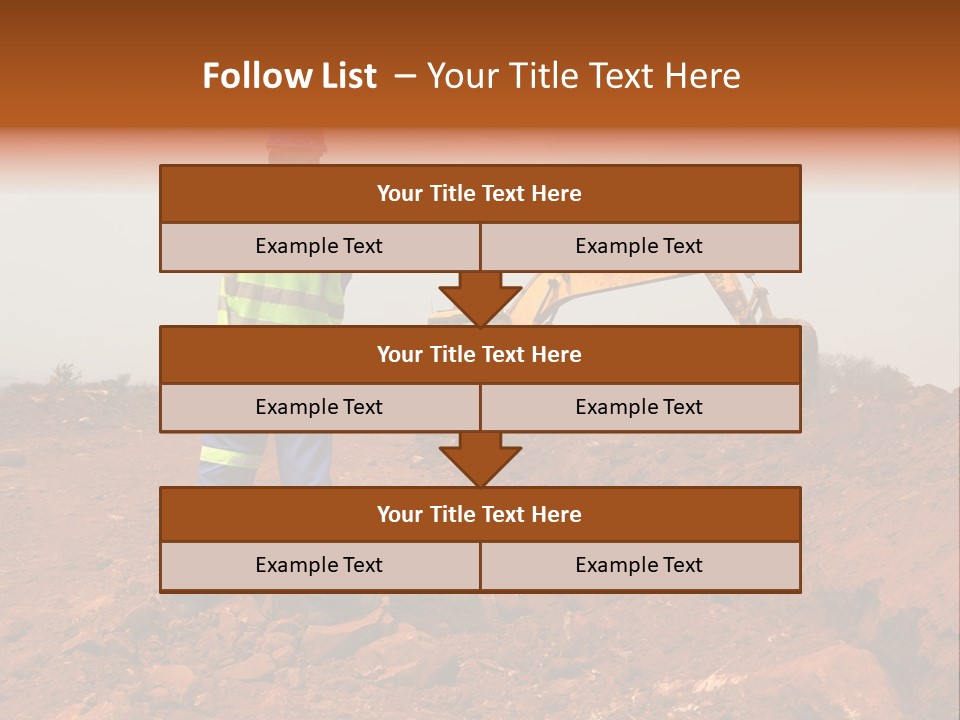 Digger Rock Ditch PowerPoint Template