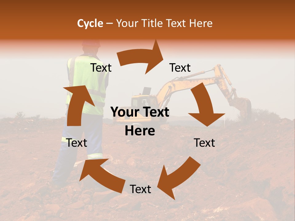 Digger Rock Ditch PowerPoint Template
