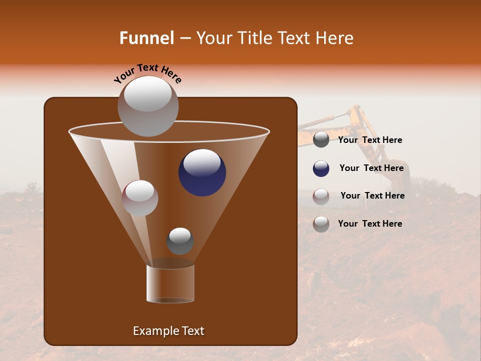 Digger Rock Ditch PowerPoint Template