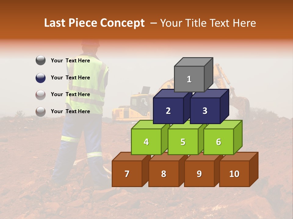 Digger Rock Ditch PowerPoint Template