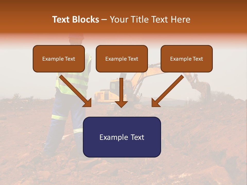 Digger Rock Ditch PowerPoint Template