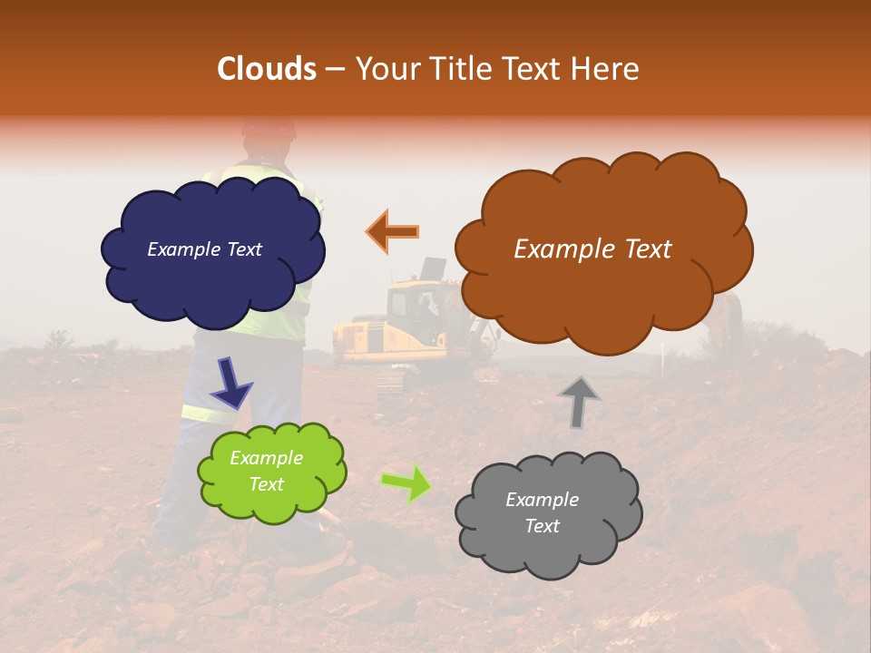 Digger Rock Ditch PowerPoint Template