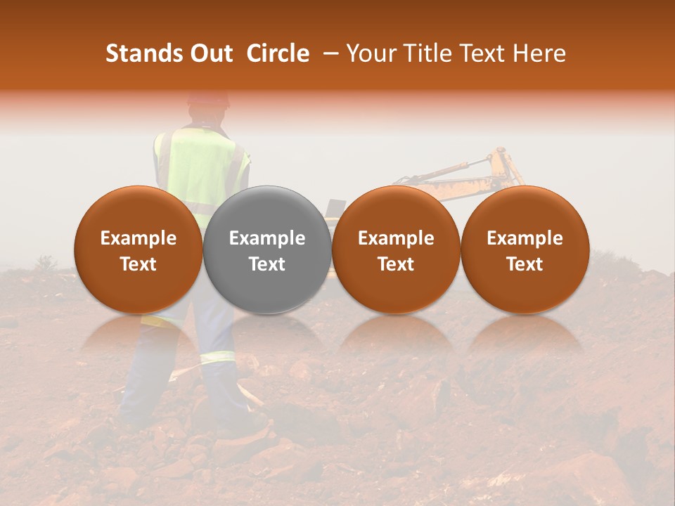 Digger Rock Ditch PowerPoint Template