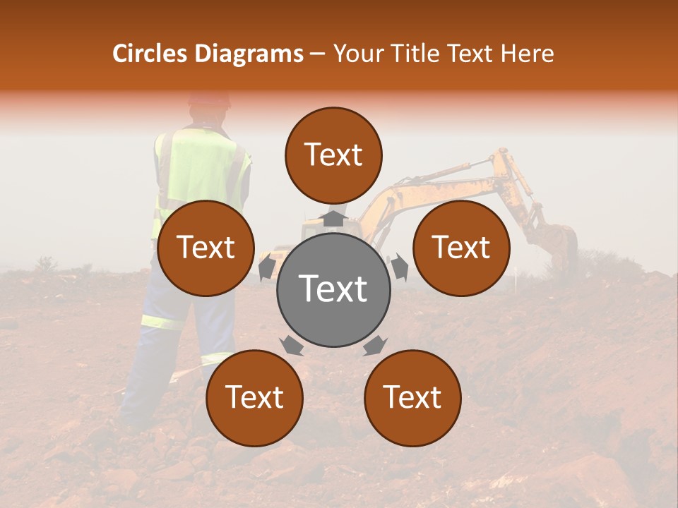 Digger Rock Ditch PowerPoint Template