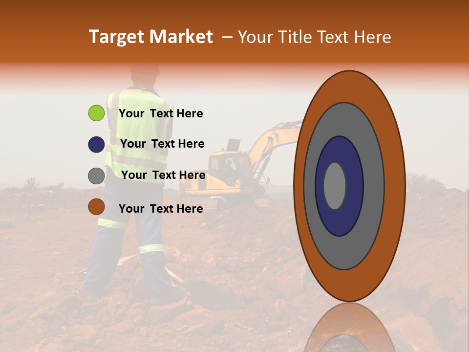 Digger Rock Ditch PowerPoint Template