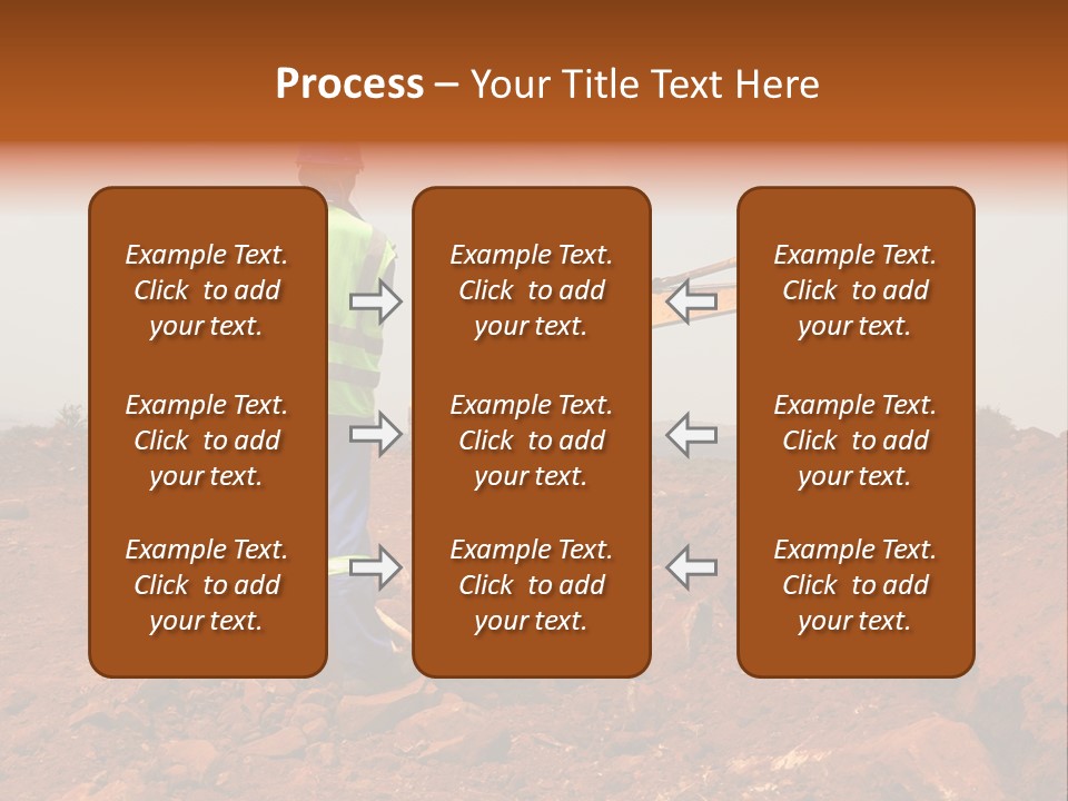 Digger Rock Ditch PowerPoint Template