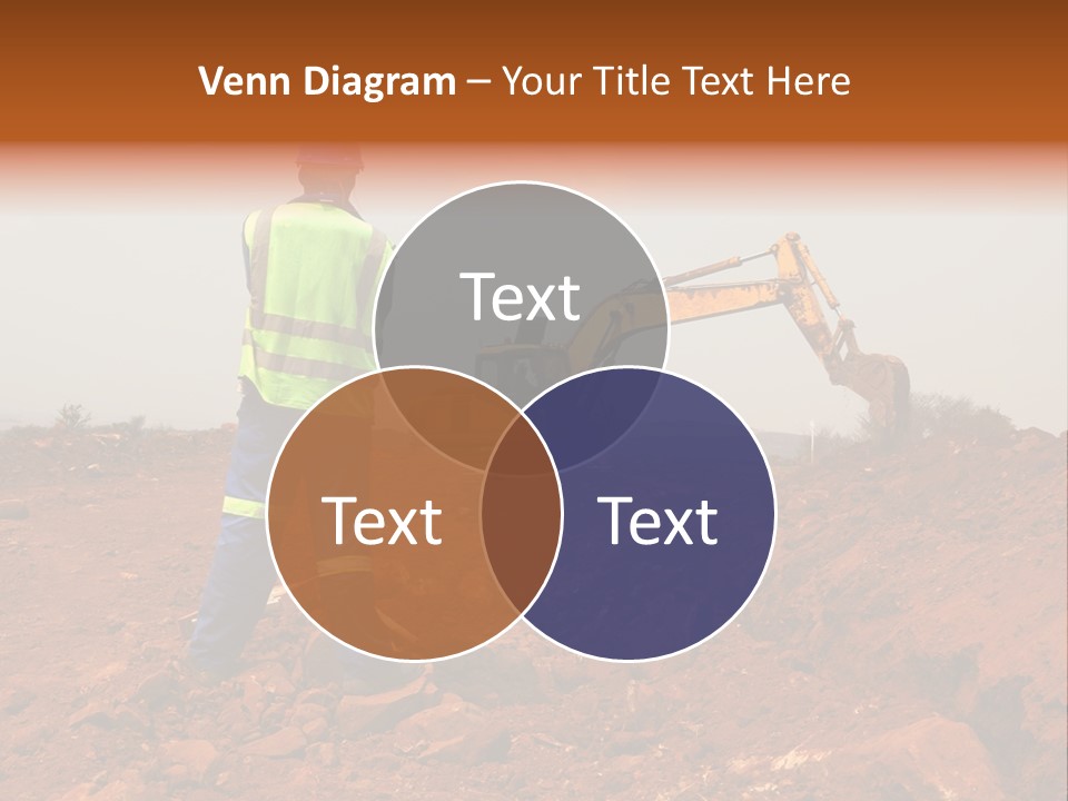 Digger Rock Ditch PowerPoint Template