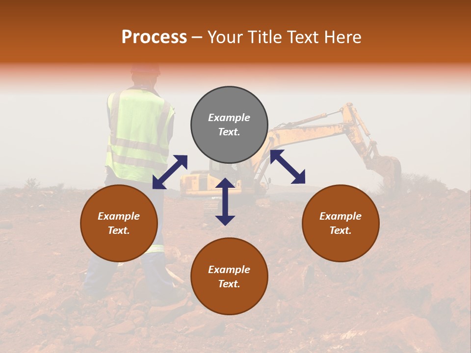 Digger Rock Ditch PowerPoint Template