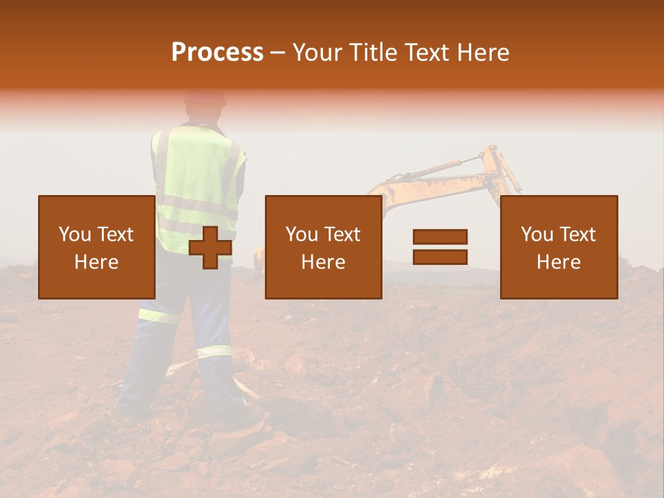 Digger Rock Ditch PowerPoint Template