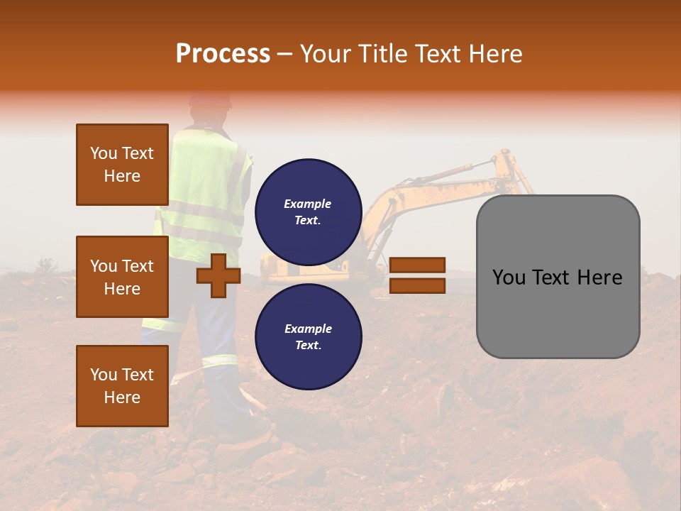 Digger Rock Ditch PowerPoint Template
