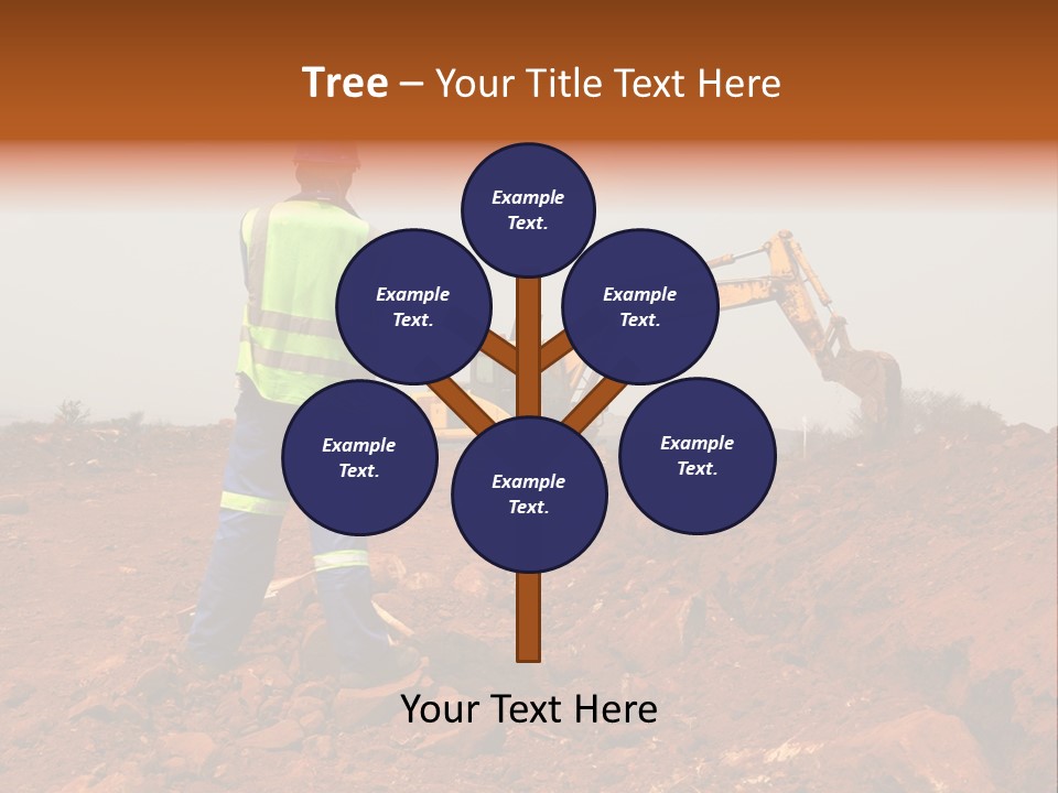 Digger Rock Ditch PowerPoint Template