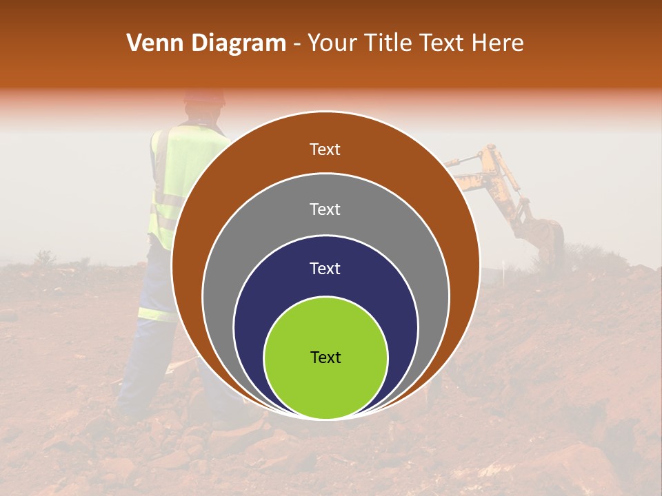 Digger Rock Ditch PowerPoint Template