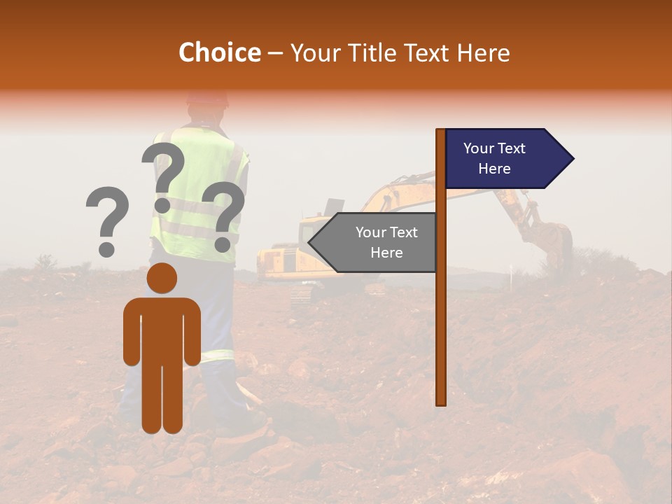 Digger Rock Ditch PowerPoint Template