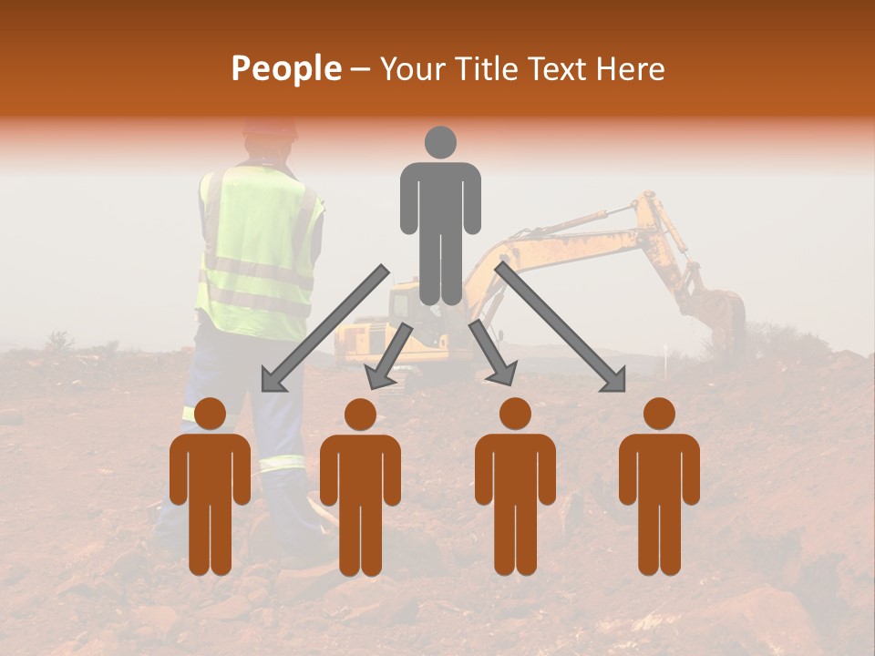 Digger Rock Ditch PowerPoint Template