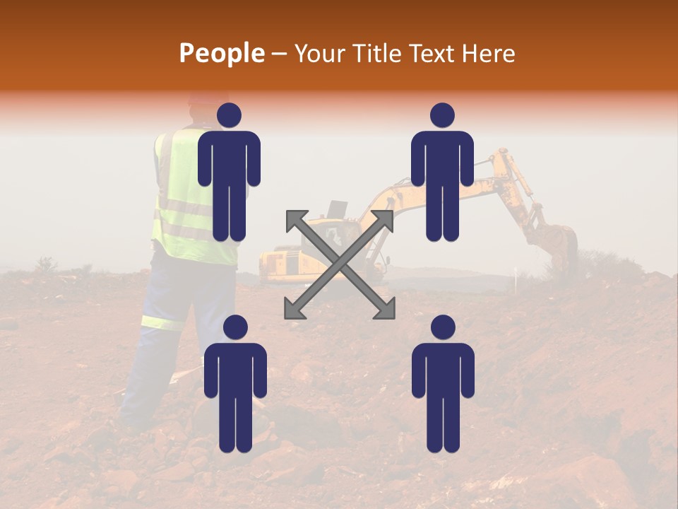 Digger Rock Ditch PowerPoint Template