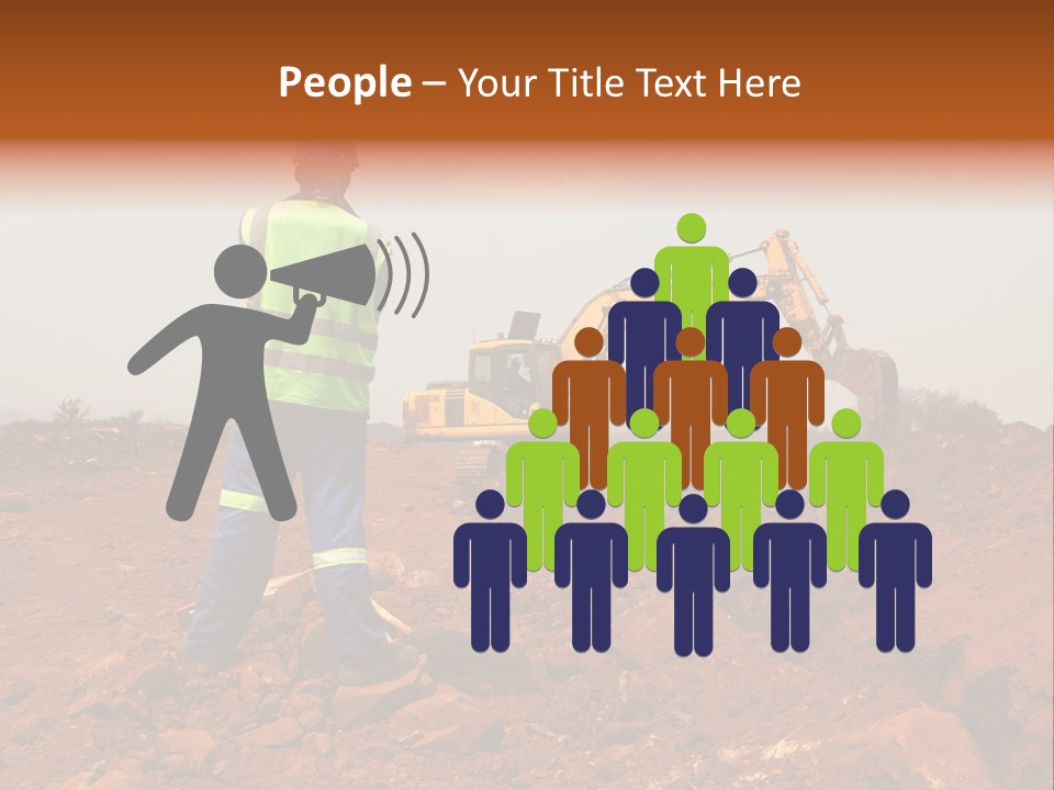 Digger Rock Ditch PowerPoint Template