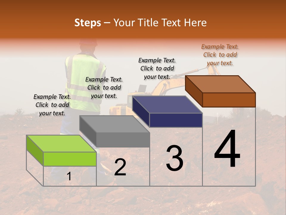 Digger Rock Ditch PowerPoint Template