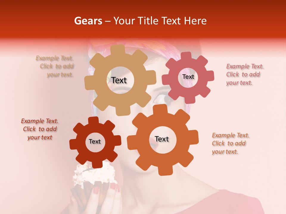 Redhead Human Fresh PowerPoint Template