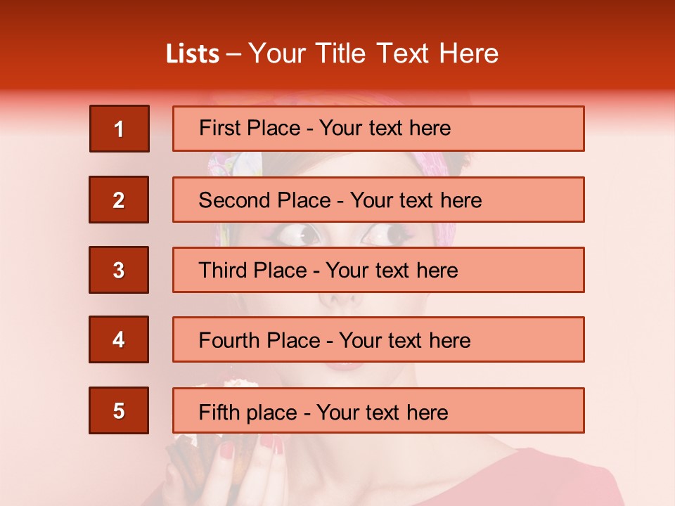 Redhead Human Fresh PowerPoint Template