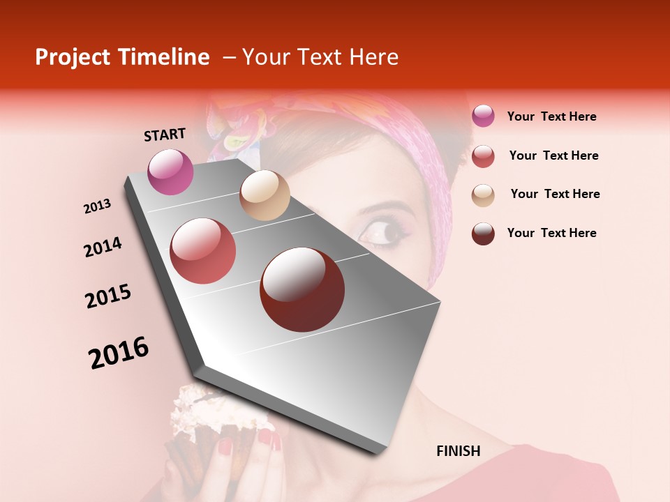 Redhead Human Fresh PowerPoint Template