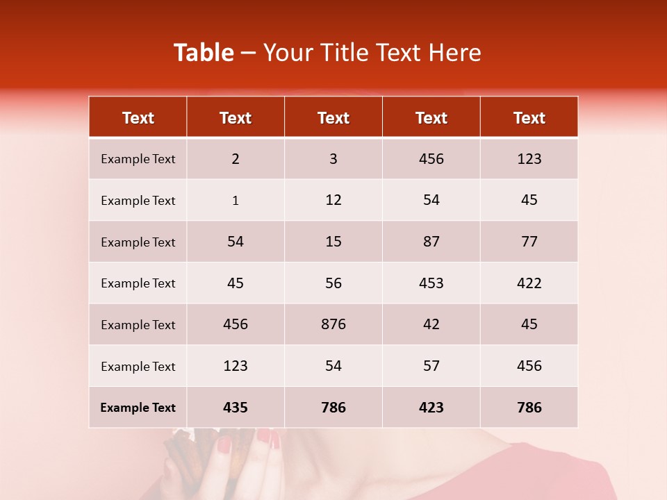 Redhead Human Fresh PowerPoint Template