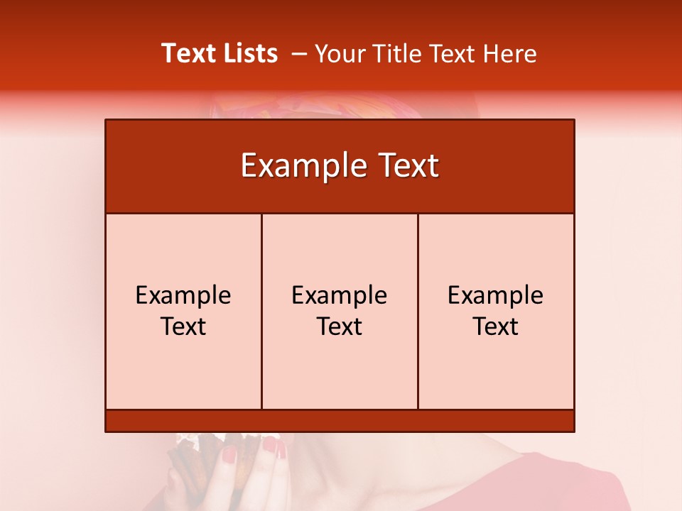 Redhead Human Fresh PowerPoint Template