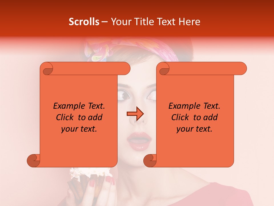 Redhead Human Fresh PowerPoint Template