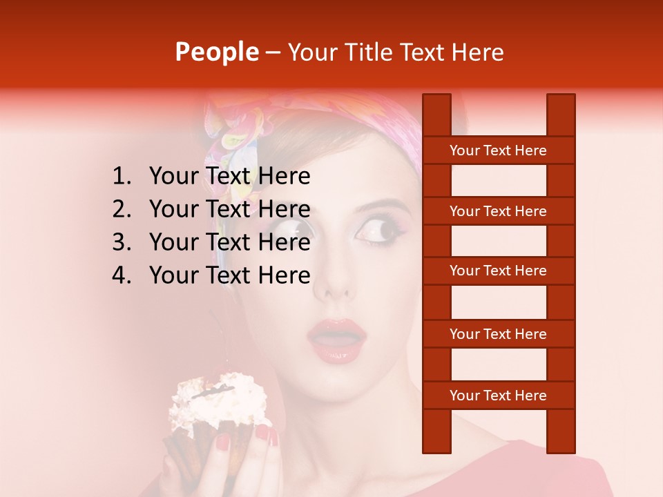 Redhead Human Fresh PowerPoint Template