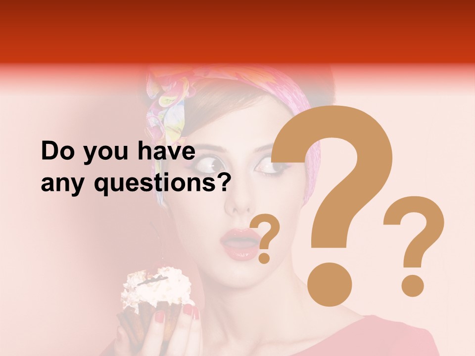 Redhead Human Fresh PowerPoint Template