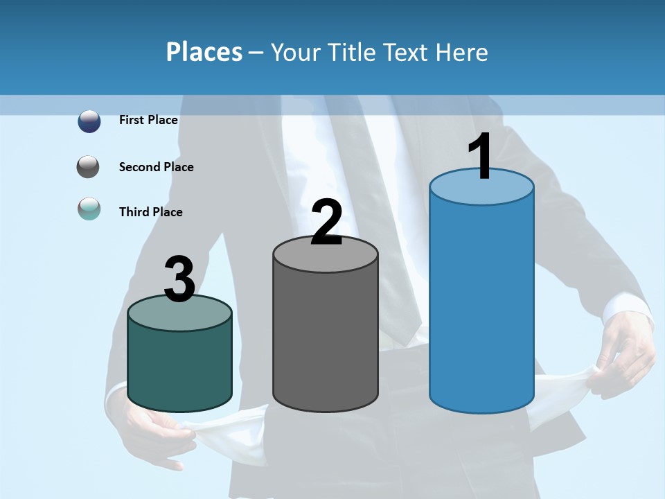 Modern Skylight Man PowerPoint Template