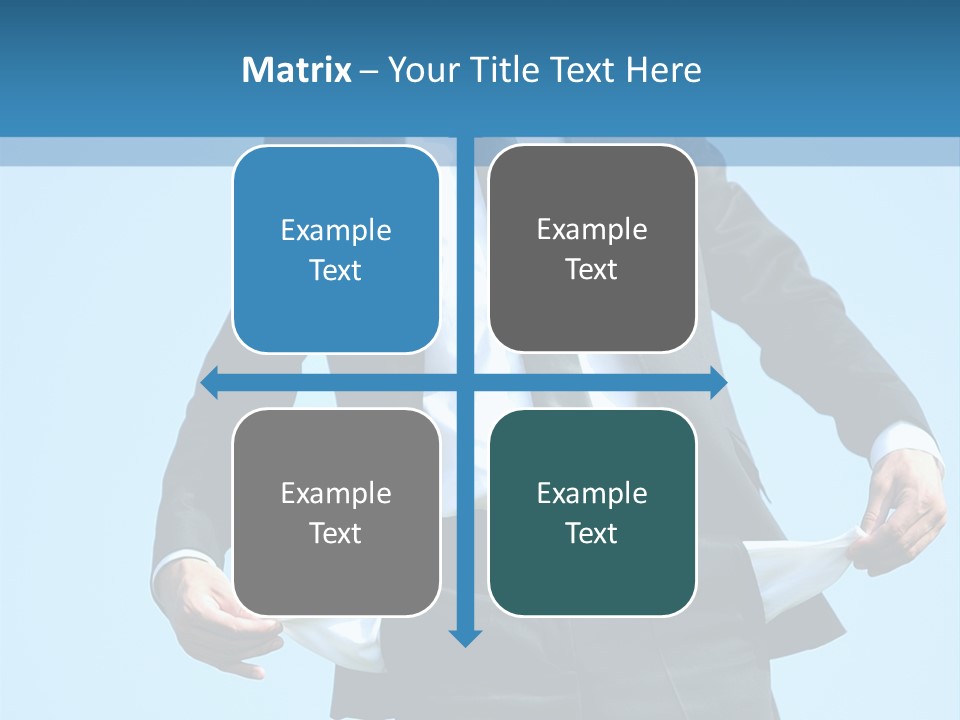 Modern Skylight Man PowerPoint Template