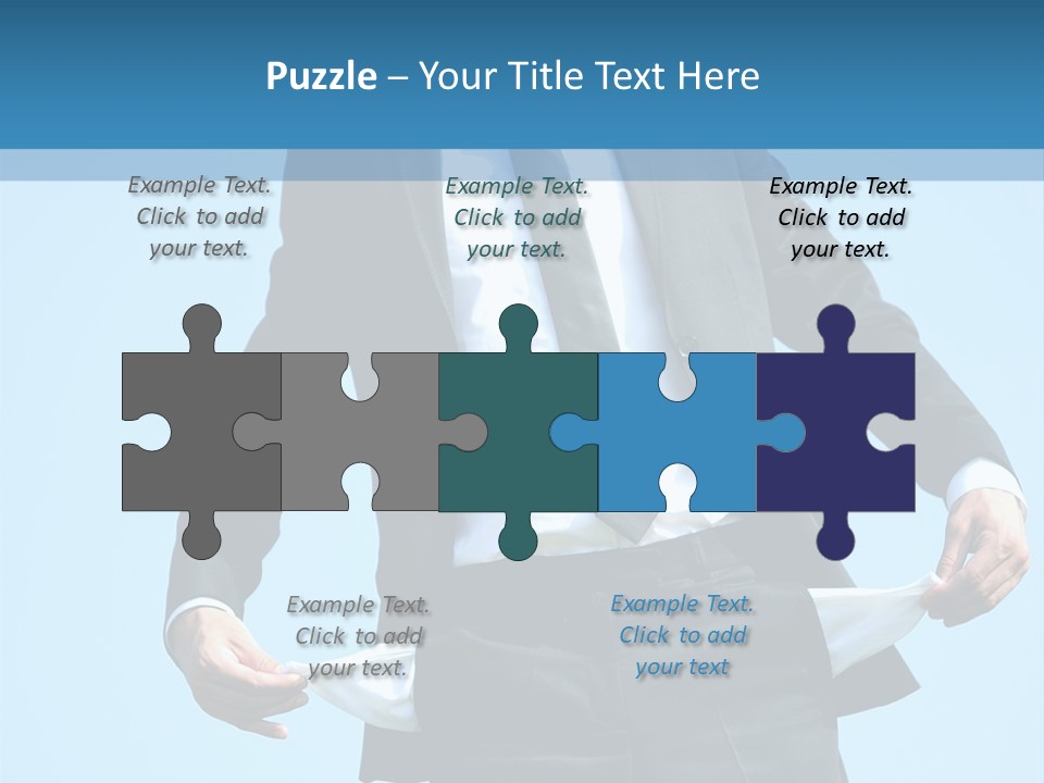 Modern Skylight Man PowerPoint Template