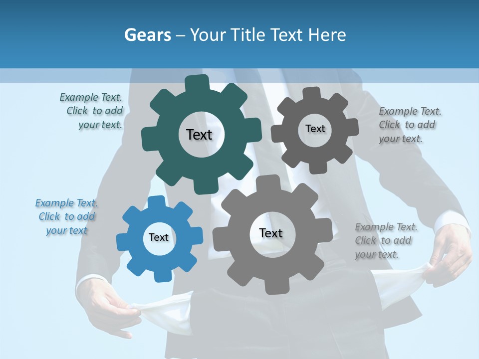 Modern Skylight Man PowerPoint Template