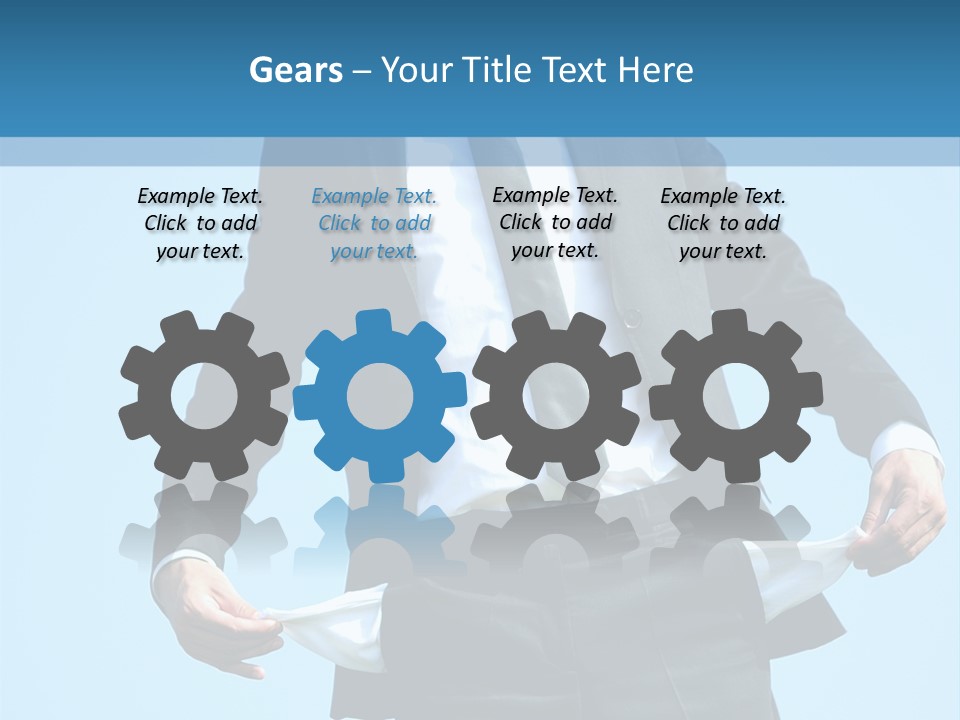 Modern Skylight Man PowerPoint Template