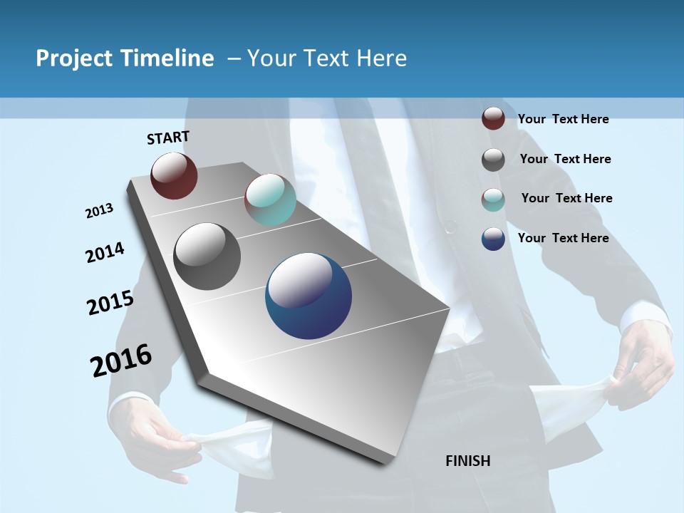 Modern Skylight Man PowerPoint Template
