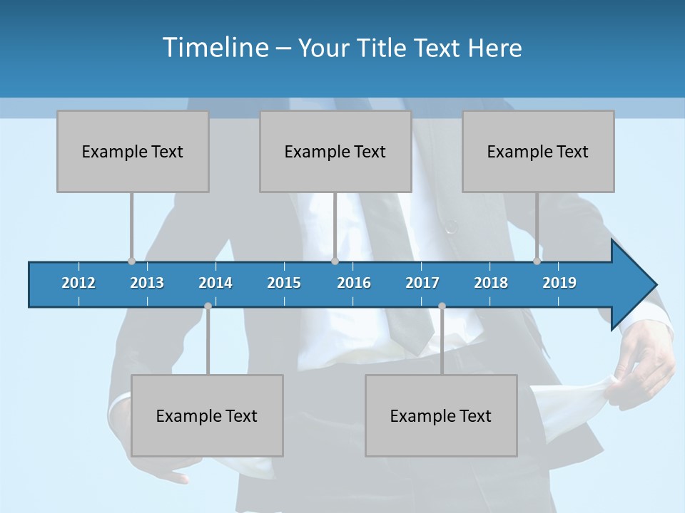 Modern Skylight Man PowerPoint Template
