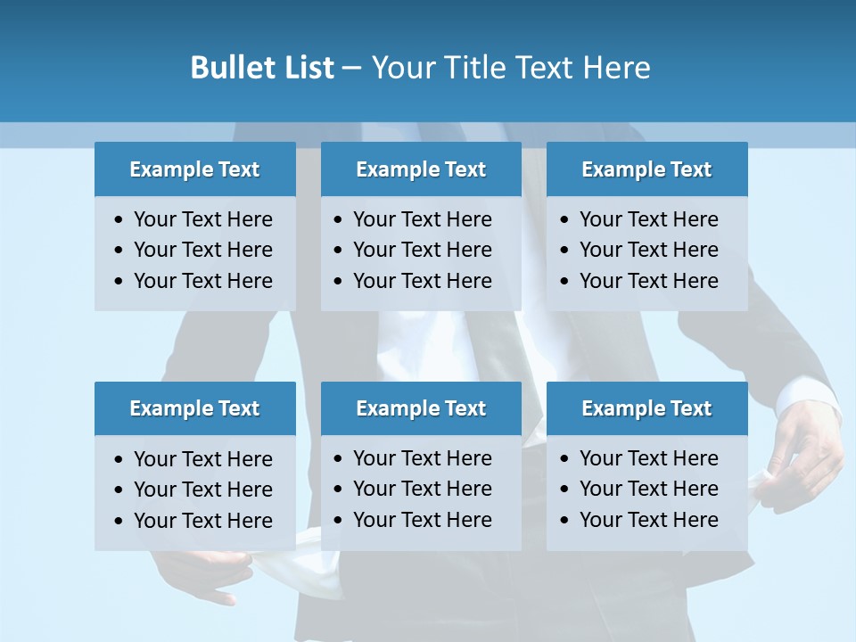 Modern Skylight Man PowerPoint Template