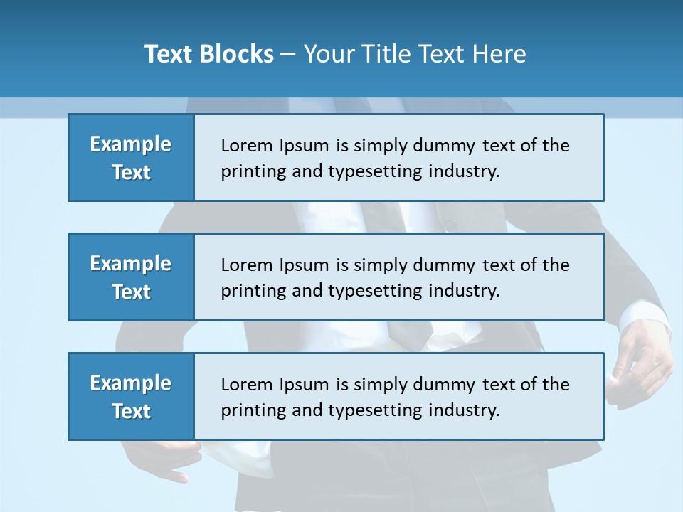 Modern Skylight Man PowerPoint Template