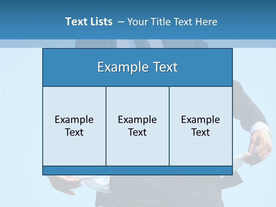Modern Skylight Man PowerPoint Template