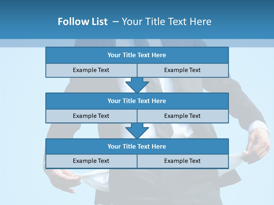 Modern Skylight Man PowerPoint Template